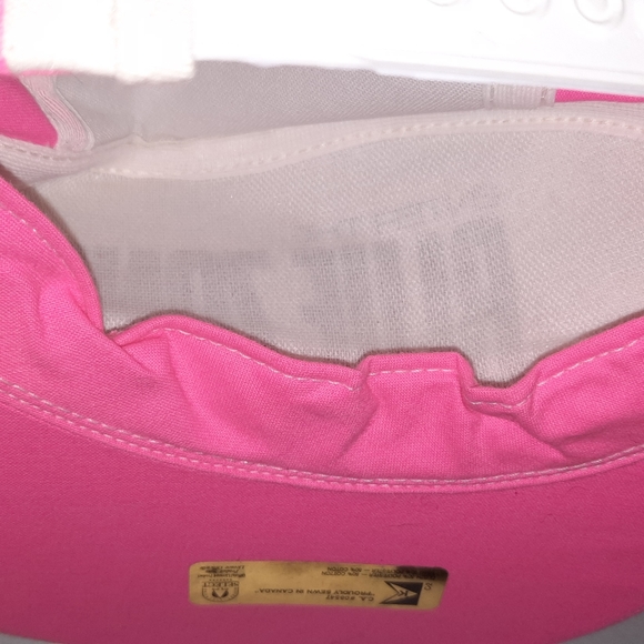 Vintage 89 Labatt Neon Pink snapback painters style hat - Picture 9 of 9